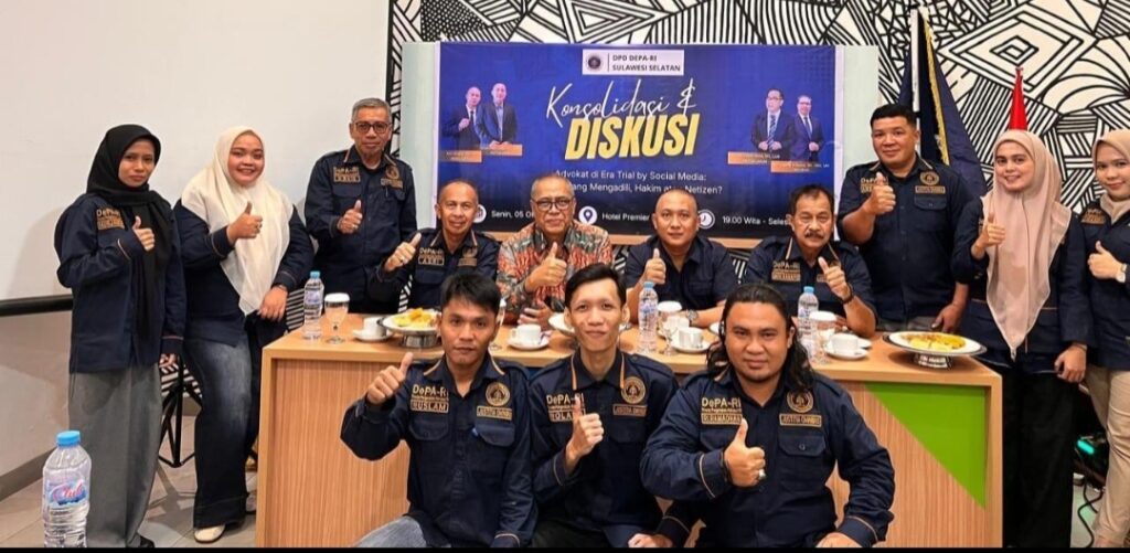 Soroti Fenomena Trial by Social Media, DePA-RI Sulsel: Siapa Mengadili, Netizen atau Hakim?